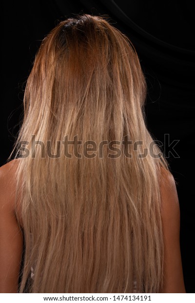 Back Side View Asian Woman Before Stock Photo Edit Now