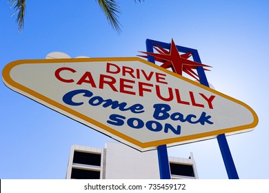 Back Side Welcome Fabulous Las Vegas Stock Photo 735459172 | Shutterstock