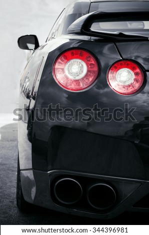 Back sports car Lights