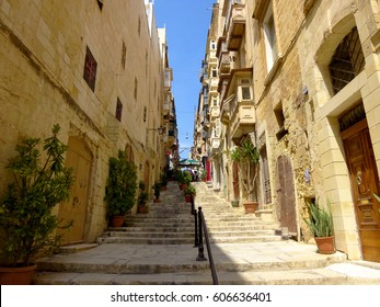 Back Streets Of Malta In Valetta