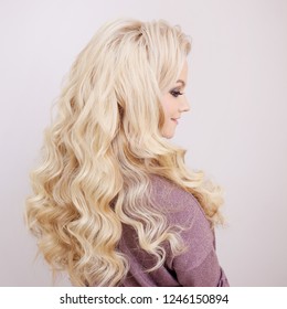 Sleek Long Blonde Hair Images Stock Photos Vectors Shutterstock
