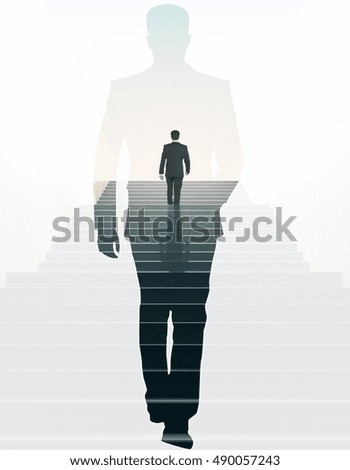 Similar – Image, Stock Photo upward Office Career