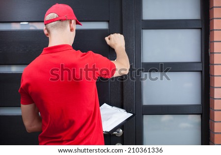 Similar – Image, Stock Photo Red door