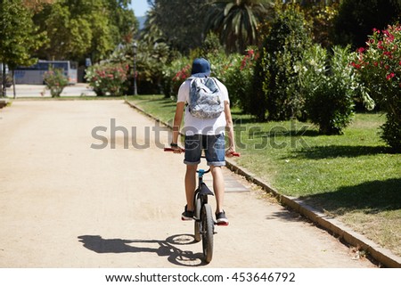 Similar – Image, Stock Photo Beautiful teenager with his horse learning to ride