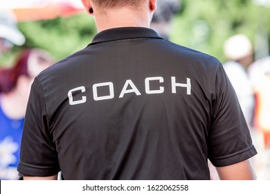 coach on back of shirt