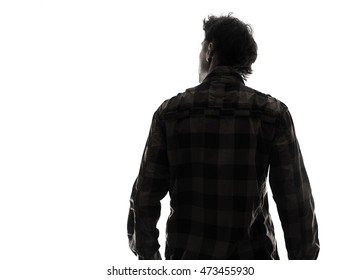 Back View Male Person Silhouette