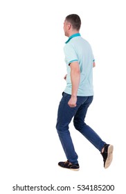 Young Man Walking White Shirt Jeans Stock Photo 488018524 | Shutterstock