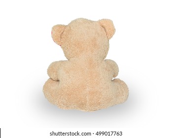 Back View Of Teddy Bear.