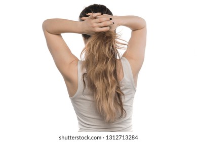 Thick Hair Back View Stock Photos Images Photography Shutterstock