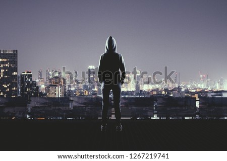 Similar – Image, Stock Photo Anonymous new building