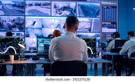 Military Surveillance Officer Working On City Stock Photo (Edit Now ...