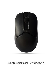 Back wireless mouse on white background - Shutterstock ID 2243790917