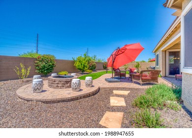 Back Yard Of A Arizona Home