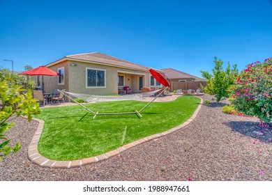 Back Yard Of A Arizona Home