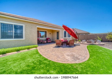 Back Yard Of A Arizona Home