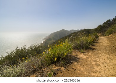 Backbone Trail Along Pacific Coast Highway, California