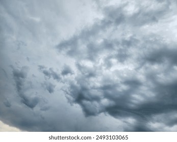 Backdrop of a cloudy sky.