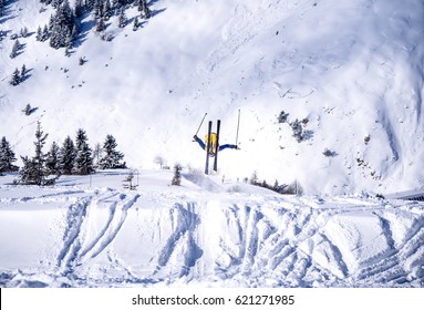 Backflip on Skis