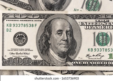 100 Dollars Bill Portrait Benjamin Franklin Stock Photo (Edit Now ...