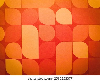 Background with 70s style pattern
