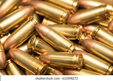 Background Of 9mm Bullet