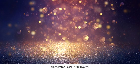 gold and blue sparkle background 2560x1440