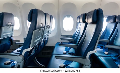 Background of airplane seats