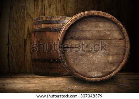 background of barrel 