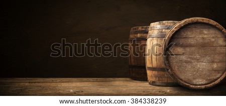 background of barrel 