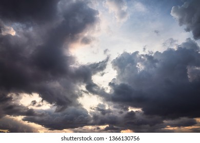 Background of beautiful dramatic sky