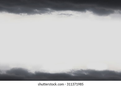 background of black cloud before the storm with blank copy space