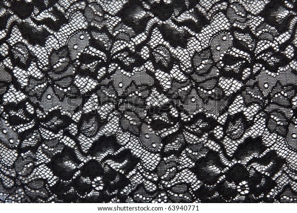 Background Black Lace Pattern Form Flower Stock Photo 63940771 ...