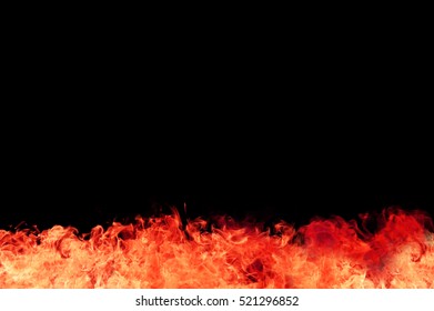 background of blaze fire flame with copyspace