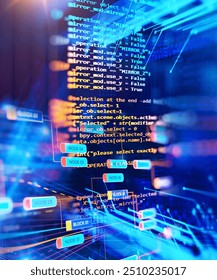 IT Background Blue CSS and HTML