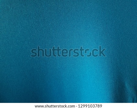 Background blue fabric.