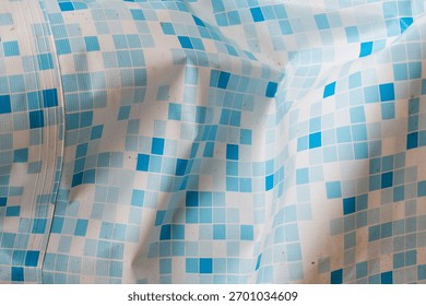 Background of the blue mosaic