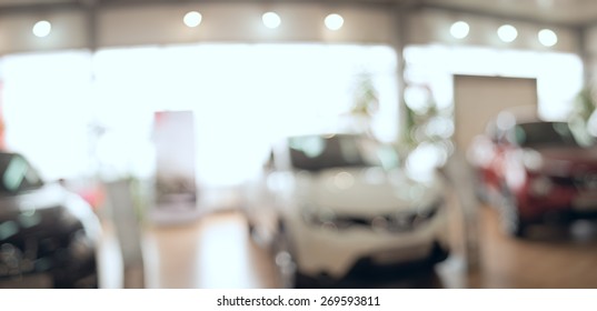 Background Blur Car Showroom