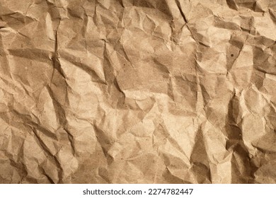 background brown wrapped crumpled