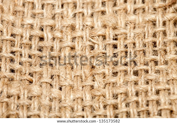coarse burlap
