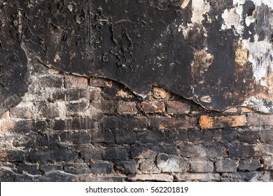 Background Burnt Wall