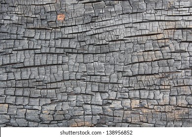 Background Of Burnt Wood Texture