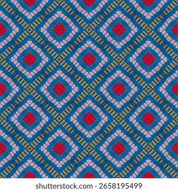 Background of carpet pattern and texture. Top view of Modern carpet pattern. Geometric pattern in color. carpet patterns seamless. Persian rug flooring. Vibrant color rug floor for home interior decor