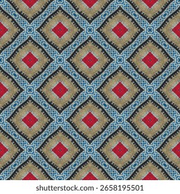 Background of carpet pattern and texture. Top view of Modern carpet pattern. Geometric pattern in color. carpet patterns seamless. Persian rug flooring. Vibrant color rug floor for home interior decor