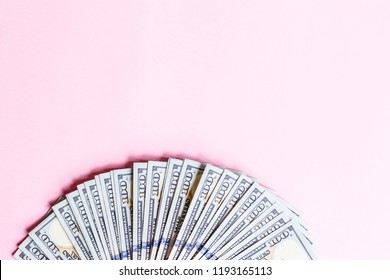 glitter pink money background