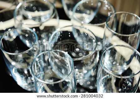 background champagne glasses