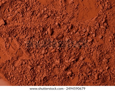 background of chocolate powder texture