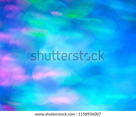 Background of colored auroras