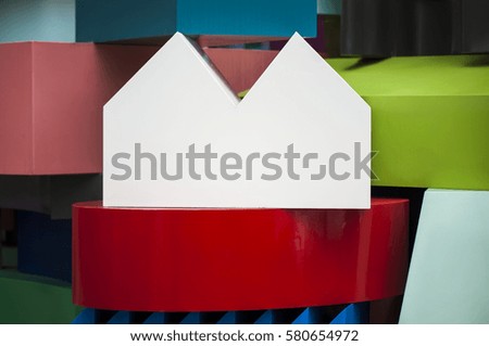 background from the colorful  blocks