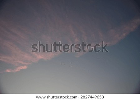 Background of colorful sky concept: Dramatic sunset with twilight color sky and clouds