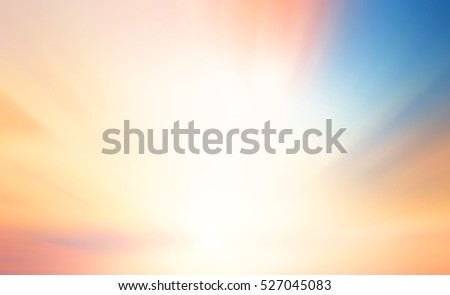 Background of colorful sky concept: Dramatic sunset with twilight color sky and clouds.
